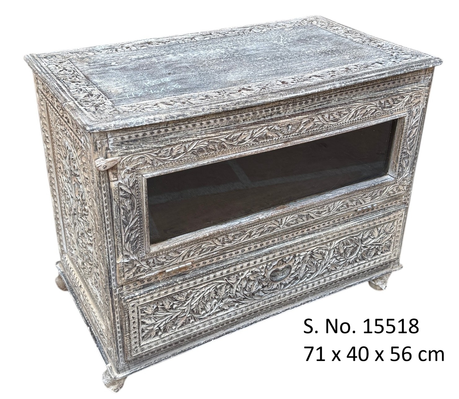 15518 ALMIRAH WITH GLASS DOOR